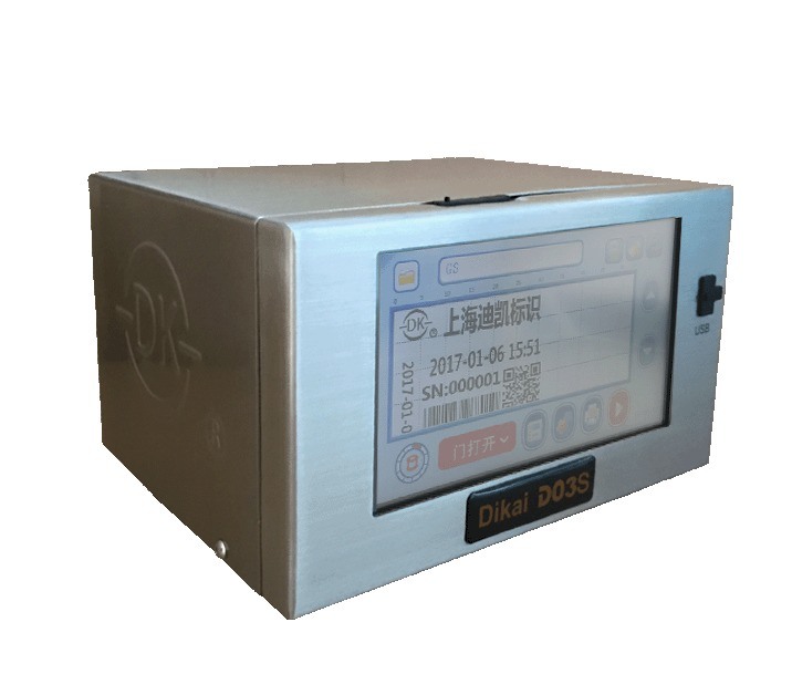 طابعة DIKAI D03S للطباعة الحرارية بنقل الحرارة مع عمر خدمة طويل واجهة USB/RS232/شبكة لصناعة الأغذية والمشروبات