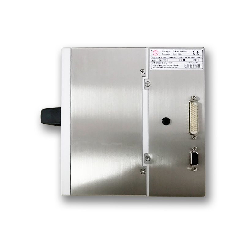 طابعة TTO أوتوماتيكية من نوع DIKAI D05S مع مساحة الطباعة 53mm*150mm وسرعة الطباعة 2-36m/min